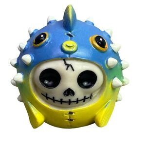 Summit Collection Furrybones Puffington Puffer Fish Skeleton Figurine Y8525